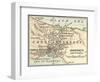 Map of Bosphorus (C. 1900), Maps-Encyclopaedia Britannica-Framed Art Print