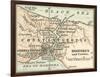 Map of Bosphorus (C. 1900), Maps-Encyclopaedia Britannica-Framed Art Print