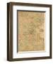 Map of Boston, c.1860-H^ F^ Walling-Framed Art Print