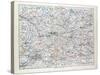 Map of Brandenburg Germany 1899-null-Stretched Canvas