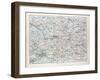 Map of Brandenburg Germany 1899-null-Framed Giclee Print