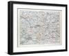 Map of Brandenburg Germany 1899-null-Framed Giclee Print