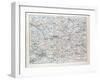 Map of Brandenburg Germany 1899-null-Framed Giclee Print