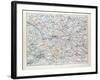 Map of Brandenburg Germany 1899-null-Framed Giclee Print