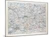 Map of Brandenburg Germany 1899-null-Mounted Giclee Print