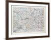 Map of Brandenburg Germany 1899-null-Framed Giclee Print