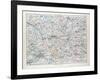 Map of Brandenburg Germany 1899-null-Framed Giclee Print