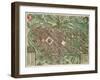 Map of Bratislava, from Civitates Orbis Terrarum by Georg Braun-Joris Hoefnagel-Framed Giclee Print