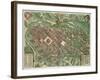 Map of Bratislava, from Civitates Orbis Terrarum by Georg Braun-Joris Hoefnagel-Framed Giclee Print