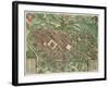 Map of Bratislava, from Civitates Orbis Terrarum by Georg Braun-Joris Hoefnagel-Framed Giclee Print