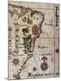 Map of Brazil, 1561-null-Mounted Premium Giclee Print