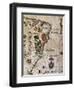 Map of Brazil, 1561-null-Framed Giclee Print