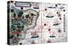 Map of Brazil by Portuguese Navigators Pedro Reinel and Lopo Homen, C1525-Lopo Homen-Stretched Canvas