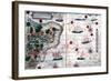 Map of Brazil by Portuguese Navigators Pedro Reinel and Lopo Homen, C1525-Lopo Homen-Framed Giclee Print