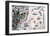 Map of Brazil by Portuguese Navigators Pedro Reinel and Lopo Homen, C1525-Lopo Homen-Framed Giclee Print