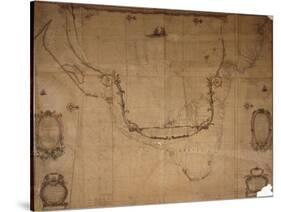 Map of Brazil, from 'Dutch Marine Maps', 1637-null-Stretched Canvas