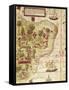 Map of Brazil, from Miller Atlas by Pedro and Jorge Reinel, Lopo Homen-null-Framed Stretched Canvas