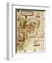 Map of Brazil, from Miller Atlas by Pedro and Jorge Reinel, Lopo Homen-null-Framed Giclee Print