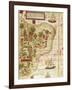 Map of Brazil, from Miller Atlas by Pedro and Jorge Reinel, Lopo Homen-null-Framed Giclee Print