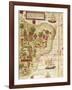 Map of Brazil, from Miller Atlas by Pedro and Jorge Reinel, Lopo Homen-null-Framed Giclee Print