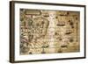 Map of Brazil, from Miller Atlas, Lopo Homen, Cartographers and Antonio De Holanda-Pedro and Jorge Reinel-Framed Giclee Print