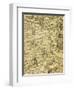 Map of Brazilian Coast, Engraving from Navigations and Voyages-Giovanni Battista Ramusio-Framed Premium Giclee Print