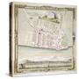 Map of Brighton by Thomas Yeakell and William Gardner, Engraved by Whitchurch, 1779-null-Stretched Canvas