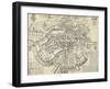 Map of Bristol, Great Britain and its Surroundings, 1671-null-Framed Giclee Print