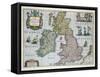 Map of Britain, 1631-English School-Framed Stretched Canvas