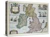 Map of Britain, 1631-English School-Stretched Canvas
