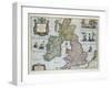 Map of Britain, 1631-English School-Framed Giclee Print