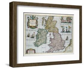 Map of Britain, 1631-English School-Framed Giclee Print