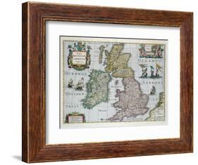 Map of Britain, 1631-English School-Framed Giclee Print