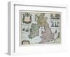 Map of Britain, 1631-English School-Framed Giclee Print
