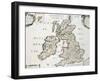 Map of Britain and Ireland, Published Paris 1640-Nicolas Sanson D'abbeville-Framed Giclee Print