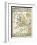 Map Of Britain-null-Framed Premium Giclee Print