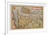 Map of Britian and Ireland-Abraham Ortelius-Framed Premium Giclee Print