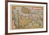 Map of Britian and Ireland-Abraham Ortelius-Framed Premium Giclee Print