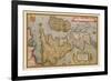 Map of Britian and Ireland-Abraham Ortelius-Framed Premium Giclee Print