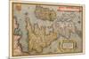 Map of Britian and Ireland-Abraham Ortelius-Mounted Premium Giclee Print