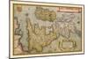 Map of Britian and Ireland-Abraham Ortelius-Mounted Art Print