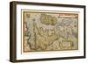 Map of Britian and Ireland-Abraham Ortelius-Framed Art Print