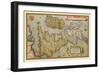 Map of Britian and Ireland-Abraham Ortelius-Framed Art Print