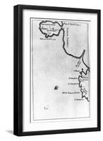 Map of Brobdingnag-English School-Framed Giclee Print