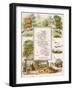 Map of Buckinghamshire-null-Framed Giclee Print