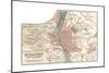 Map of Budapest (C. 1900), Maps-Encyclopaedia Britannica-Mounted Giclee Print
