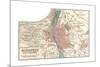 Map of Budapest (C. 1900), Maps-Encyclopaedia Britannica-Mounted Giclee Print