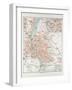 Map of Budapest Hungary 1899-null-Framed Giclee Print