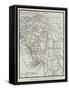 Map of Burmah and the Adjacent Countries-null-Framed Stretched Canvas