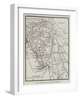 Map of Burmah and the Adjacent Countries-null-Framed Giclee Print